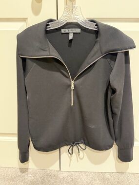 White House black market 1/4 zip long sleeve